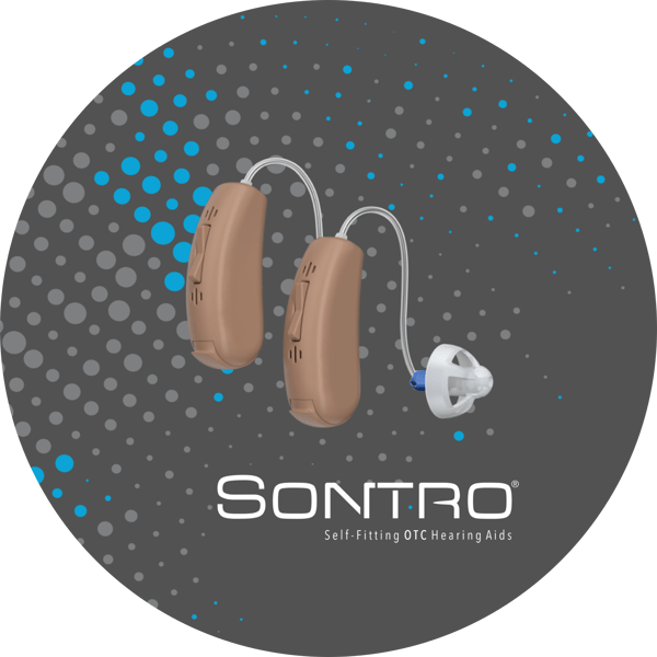 Sontro® Self-Fitting OTC Hearing Aid, Beige