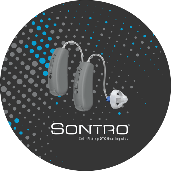 Sontro® Self-Fitting OTC Hearing Aid, Grey